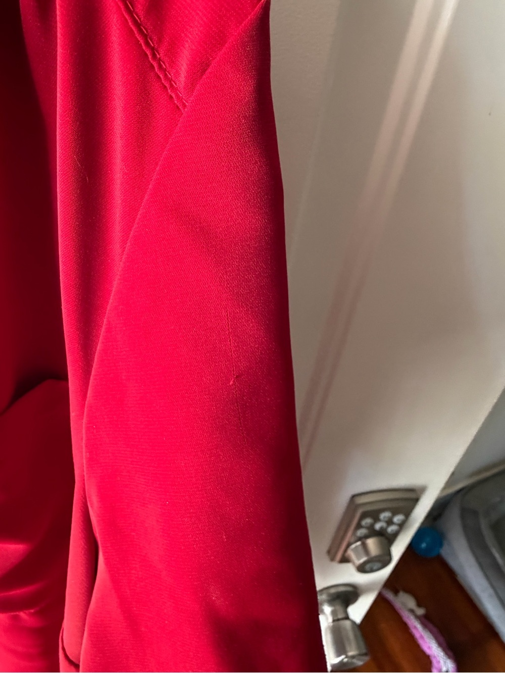 Torrid 2xl Red Women's V-Neck Pocket Blouse - Picture 3 of 11